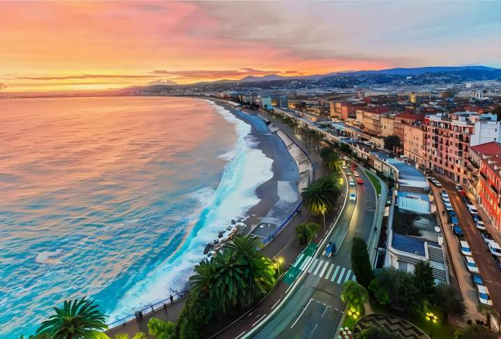 Vue sur la ville de Nice